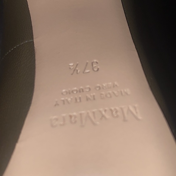 Max Mara womens olive green  size 7.5m pumps heels shoes Italy workwear - Picture 9 of 10